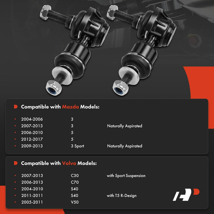 Rear Sway Bar Link Pair for 3, 5, C30, C70, S40 & V50 - Just Closeouts Canada Inc.