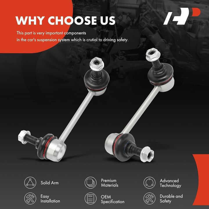 Rear Sway Bar Links for Honda Accord 1998–2007 and Acura CL/TL/TSX, Pair - Just Closeouts Canada Inc.