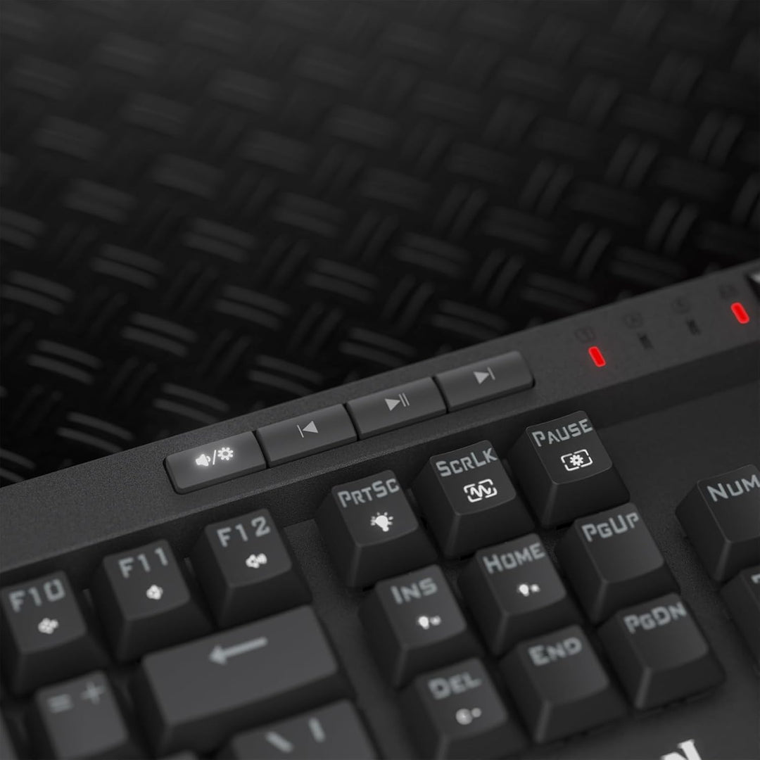 Redragon K580 PRO Wireless RGB Gaming Keyboard, 3 - Modes 104 Keys Mechanical Keyboard w/Hot - Swap Socket, Dedicated Media Controls & Onboard Macro Recording, Linear Red Switch - Just Closeouts Canada Inc.