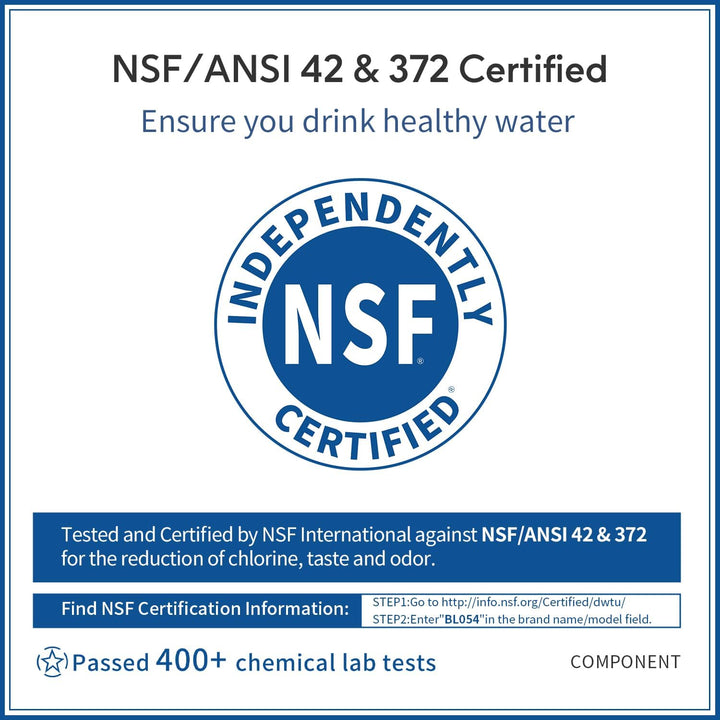 Refrigerator Water Filter Compatible with Whirlpool EDRARXD1, Everydrop Filter A, EDRARXD1B (Pack of 3) - Just Closeouts Canada Inc.