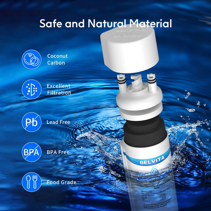 Refrigerator Water Filter Compatible with Whirlpool EDRARXD1, Everydrop Filter A, EDRARXD1B (Pack of 3) - Just Closeouts Canada Inc.