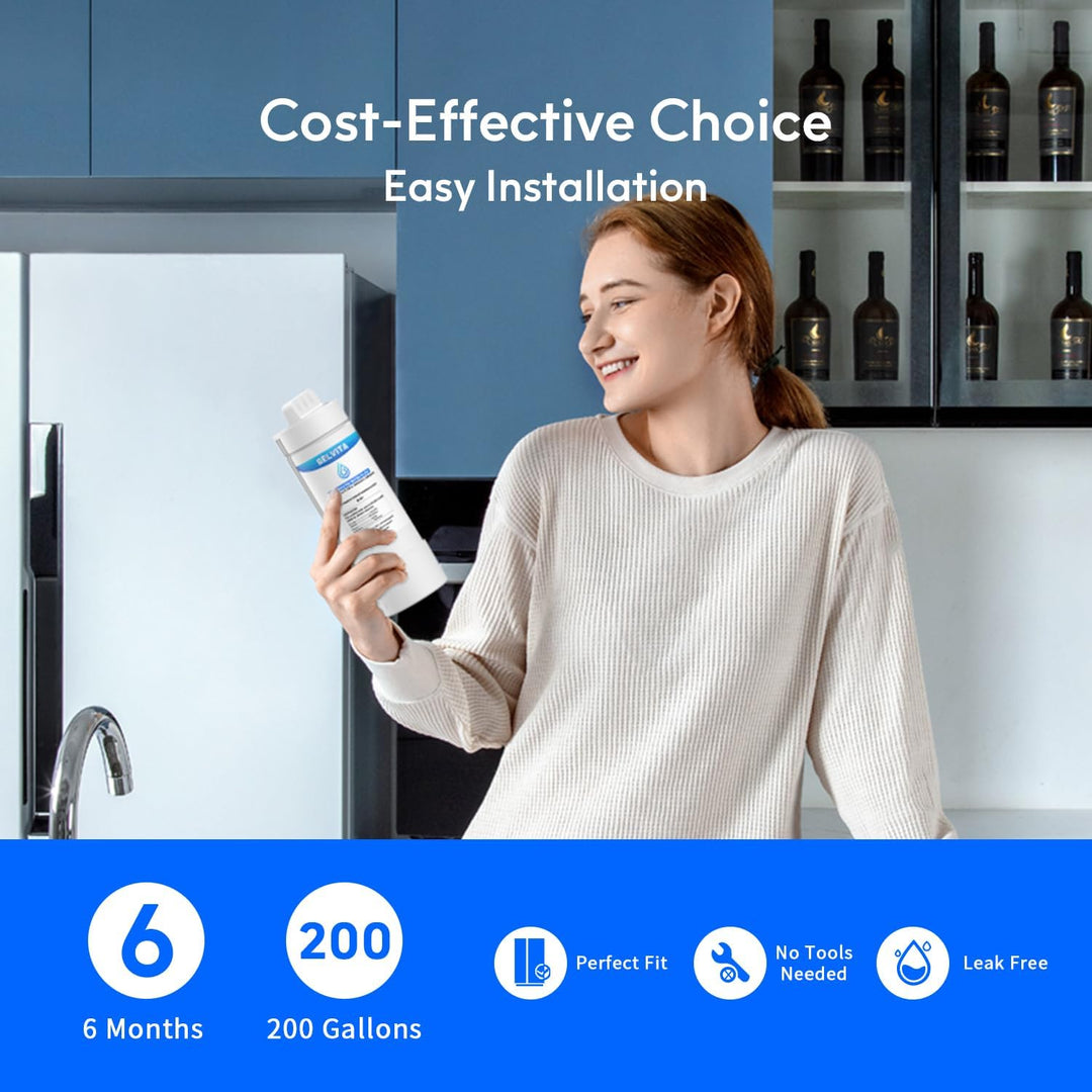 Refrigerator Water Filter Compatible with Whirlpool EDRARXD1, Everydrop Filter A, EDRARXD1B (Pack of 3) - Just Closeouts Canada Inc.