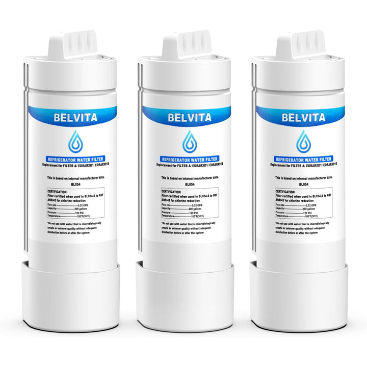 Refrigerator Water Filter Compatible with Whirlpool EDRARXD1, Everydrop Filter A, EDRARXD1B (Pack of 3) - Just Closeouts Canada Inc.