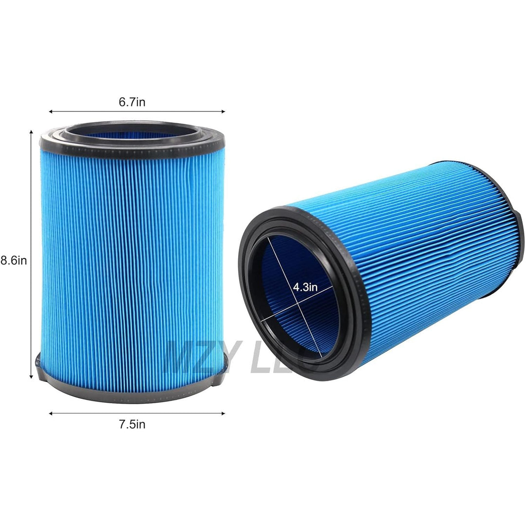 Replacement Filter for VF5000 5 - 20 Gallon Wet Dry Vacuums 3 - Layer Pleated Paper Vacuum Cartridge Filter 2 pack - Just Closeouts Canada Inc.