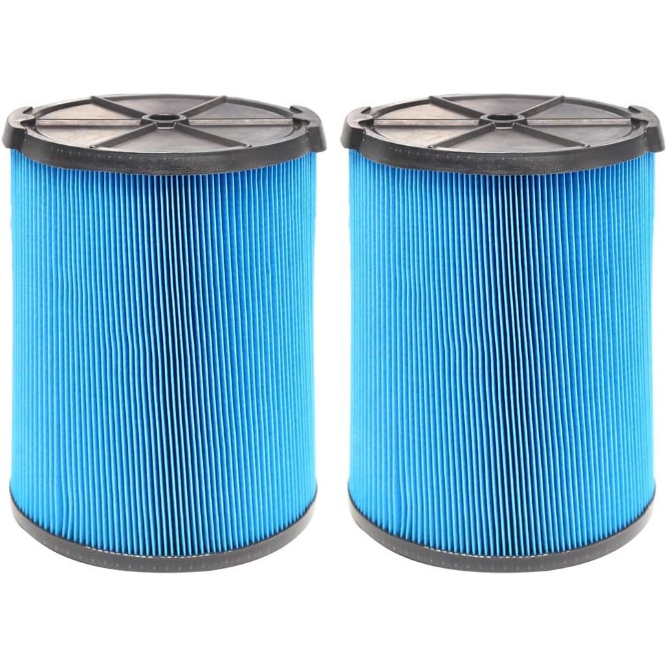 Replacement Filter for VF5000 5 - 20 Gallon Wet Dry Vacuums 3 - Layer Pleated Paper Vacuum Cartridge Filter 2 pack - Just Closeouts Canada Inc.