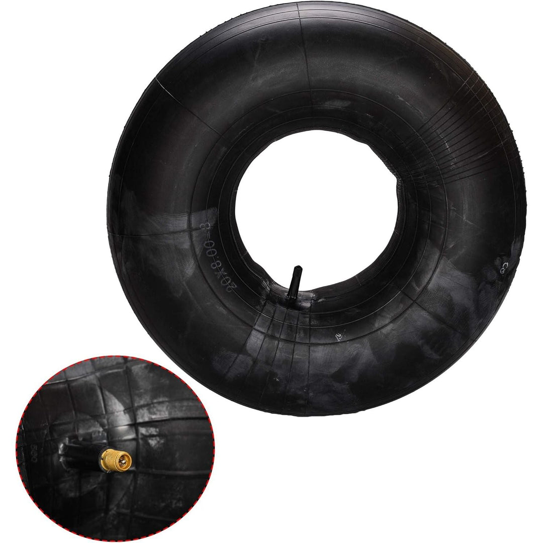 Replacement Premium 20x8.00-8, 20x8-8, 20x10.00-8, 20x10-8, 18x8.50-8, 18x9.50-8 Utility Tire Inner Tubes with TR13 Straight Valve Stem Replacement for Mowers Go Karts ATVs - 1 Pack - Just Closeouts Canada Inc.
