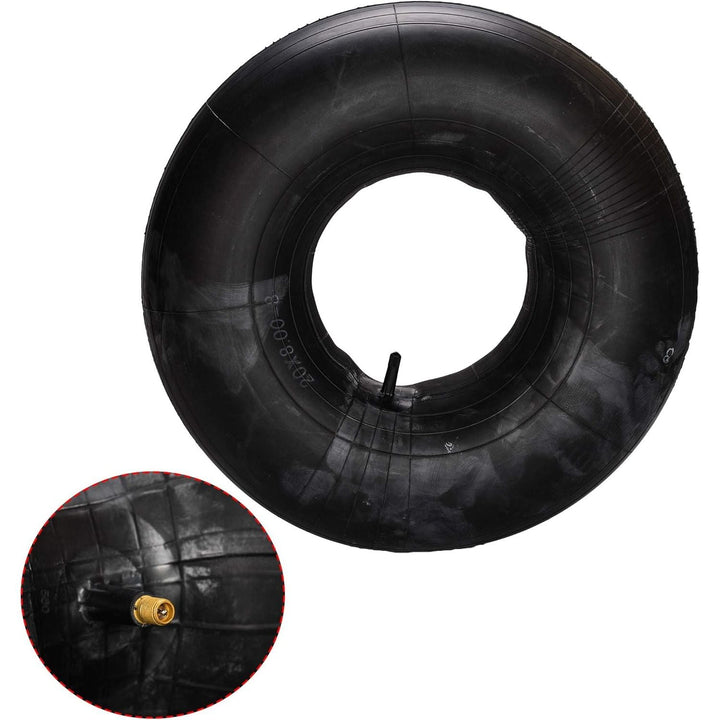 Replacement Premium 20x8.00-8, 20x8-8, 20x10.00-8, 20x10-8, 18x8.50-8, 18x9.50-8 Utility Tire Inner Tubes with TR13 Straight Valve Stem Replacement for Mowers Go Karts ATVs - 1 Pack - Just Closeouts Canada Inc.