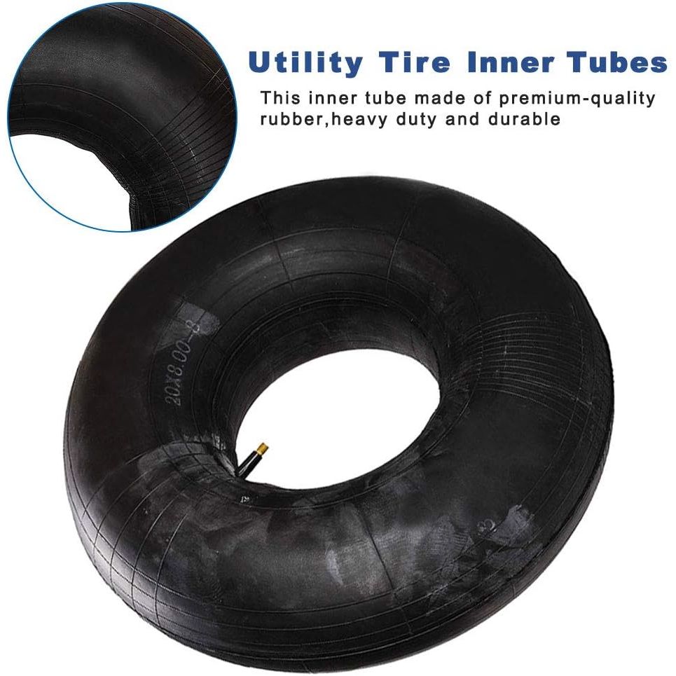 Replacement Premium 20x8.00-8, 20x8-8, 20x10.00-8, 20x10-8, 18x8.50-8, 18x9.50-8 Utility Tire Inner Tubes with TR13 Straight Valve Stem Replacement for Mowers Go Karts ATVs - 1 Pack - Just Closeouts Canada Inc.