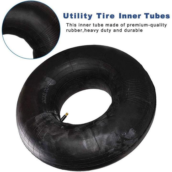 Replacement Premium 20x8.00-8, 20x8-8, 20x10.00-8, 20x10-8, 18x8.50-8, 18x9.50-8 Utility Tire Inner Tubes with TR13 Straight Valve Stem Replacement for Mowers Go Karts ATVs - 1 Pack - Just Closeouts Canada Inc.
