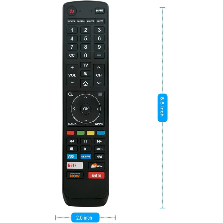 Replacement Remote for Compatible Sharp Q Series TVs - Just Closeouts Canada Inc.