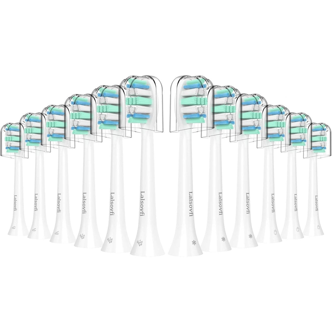 Replacement Toothbrush Heads for Philips Sonicare Replacement Heads, Electric Replacement Brush Head Compatible with Phillips Sonicare Electric Toothbrushes C2 4100, 12 PCS - Just Closeouts Canada Inc.X004FPDN65