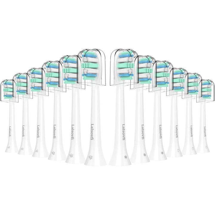 Replacement Toothbrush Heads for Philips Sonicare Replacement Heads, Electric Replacement Brush Head Compatible with Phillips Sonicare Electric Toothbrushes C2 4100, 12 PCS - Just Closeouts Canada Inc.X004FPDN65