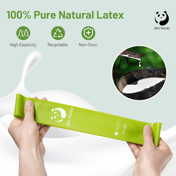 Resistance Bands for Exercise, Exercise Loop Bands with 5 Different Strength Levels for Strength Training,Natural Latex Elastic Workout Bands with Storage Bag for Home Fitness, Yoga, Gym - Just Closeouts Canada Inc.