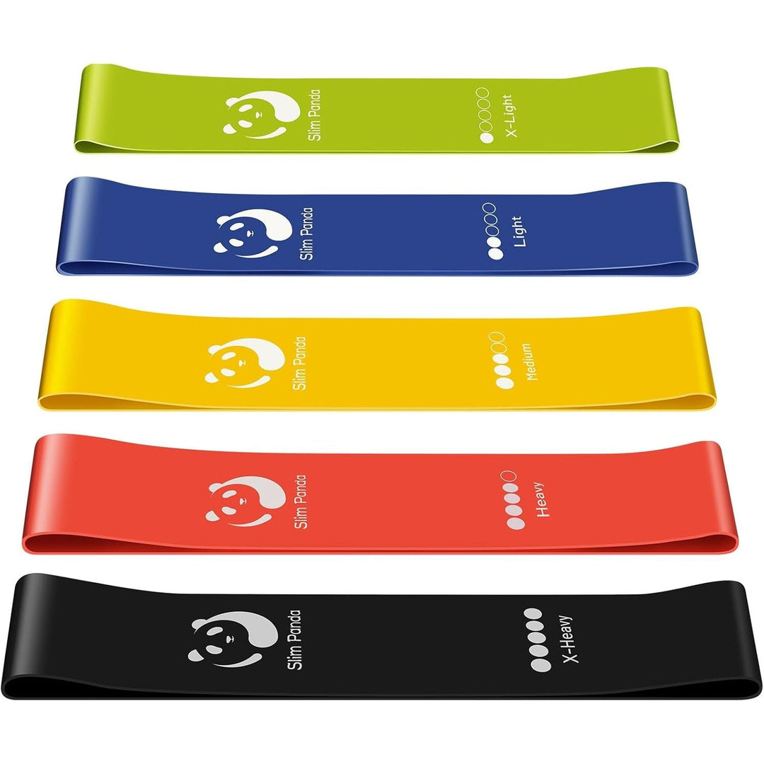 Resistance Bands for Exercise, Exercise Loop Bands with 5 Different Strength Levels for Strength Training,Natural Latex Elastic Workout Bands with Storage Bag for Home Fitness, Yoga, Gym - Just Closeouts Canada Inc.