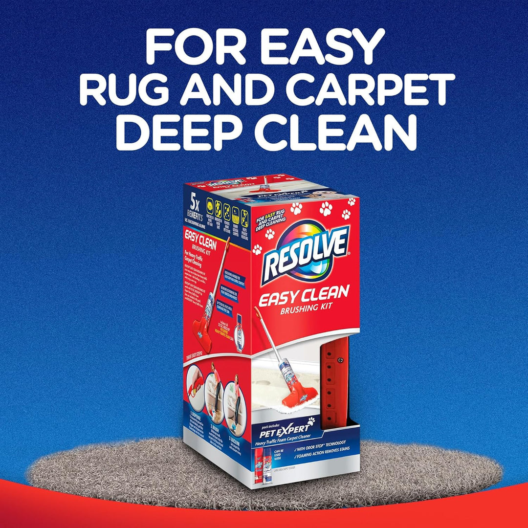 Resolve Pet Expert Easy Clean Carpet Foam Spray Refill, 2 Piece Set, Stain and Odor Remover Solution - Just Closeouts Canada Inc.