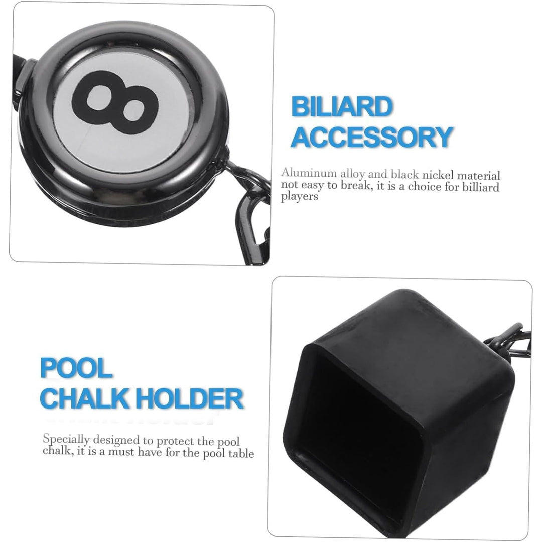 Retractable Pool Cue Chalk Holder with Key Ring - Just Closeouts Canada Inc.