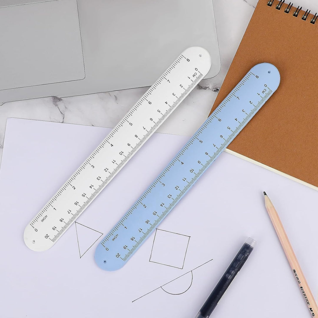 Reusable Silicone Memo Wristbands with Rulers, 6-Pack - Just Closeouts Canada Inc.X004C7HYCZ