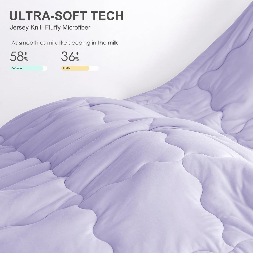 Reversible King / Cal King Comforter Set – Pink and Purple, 3 Pieces - Just Closeouts Canada Inc.