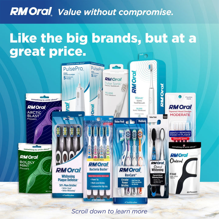 RM Oral Bacteria Buster Toothbrush, Soft - 1ct (Color May Vary) - Just Closeouts Canada Inc.8 50025 95910 0