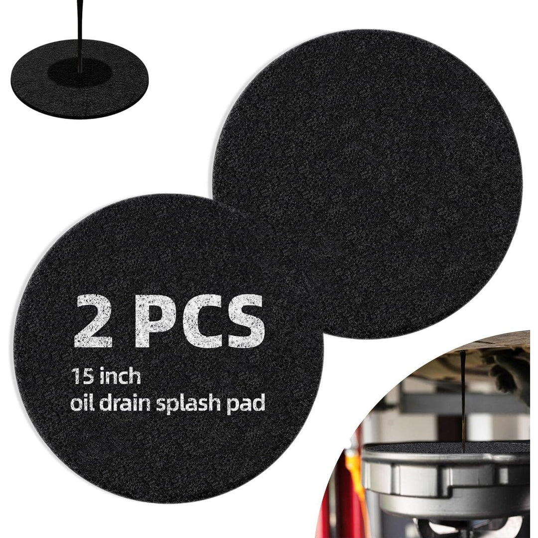 Round Oil Drain Splash Pads – 15-Inch, 2-Pack - Just Closeouts Canada Inc.X004AIWYHV