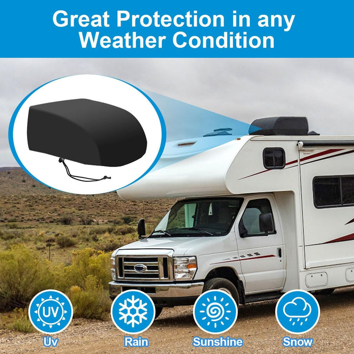 RV Air Conditioner Winter Cover Outside Camper Travel Trailer AC Covers for Roof, Compatible with Dometic Brisk II,Coleman Mach I, II, III, Mach 3 Plus - A/C Dust Proof Protective Cover Accessories - Just Closeouts Canada Inc.