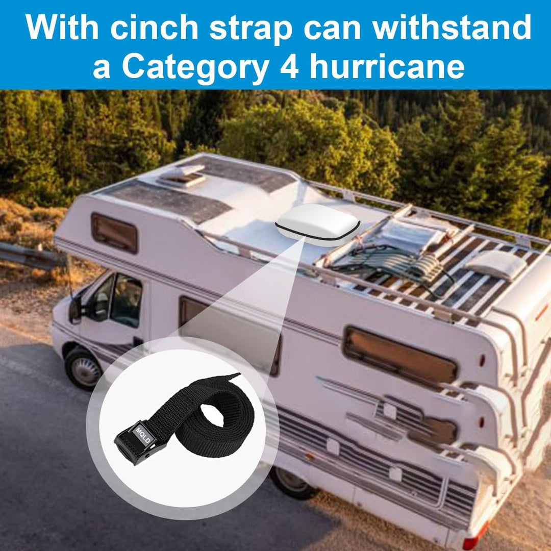 RV Air Conditioner Winter Cover Outside Camper Travel Trailer AC Covers for Roof, Compatible with Dometic Brisk II,Coleman Mach I, II, III, Mach 3 Plus - A/C Dust Proof Protective Cover Accessories - Just Closeouts Canada Inc.