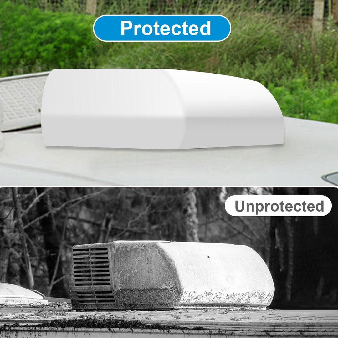 RV Air Conditioner Winter Cover Outside Camper Travel Trailer AC Covers for Roof, Compatible with Dometic Brisk II,Coleman Mach I, II, III, Mach 3 Plus - A/C Dust Proof Protective Cover Accessories - Just Closeouts Canada Inc.