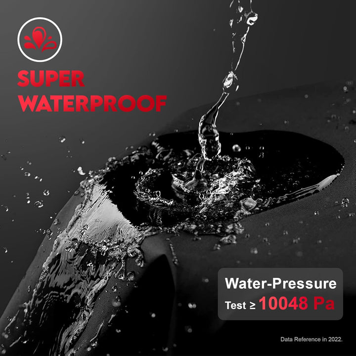 RV Tire Covers 4 Pack, Tough Tire Wheel Protector for Truck, SUV, Travel Trailer, Camper, Motorhome, Boat, Van, PU Oxford Waterproof Sun Rain Snow Protector Cover, Fits Tire Diameters 26 - 29 inch - Just Closeouts Canada Inc.