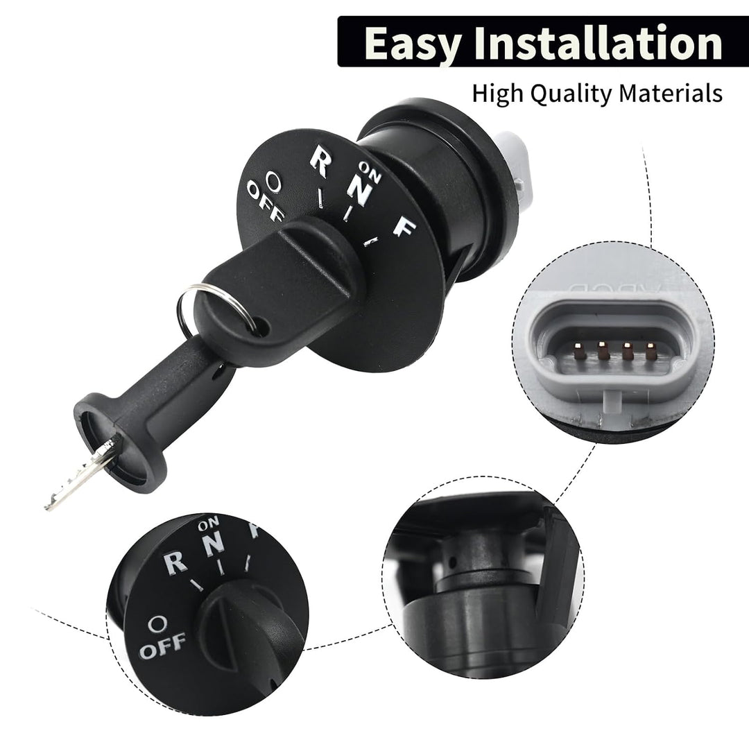RXV 48V Electric Golf Cart Ignition Switch with 2 Keys - Just Closeouts Canada Inc.