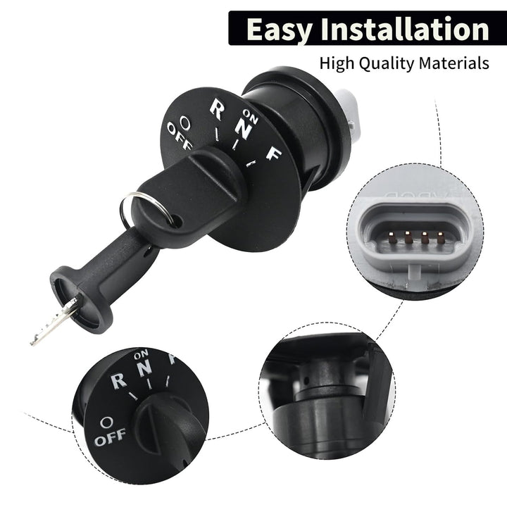 RXV 48V Electric Golf Cart Ignition Switch with 2 Keys - Just Closeouts Canada Inc.