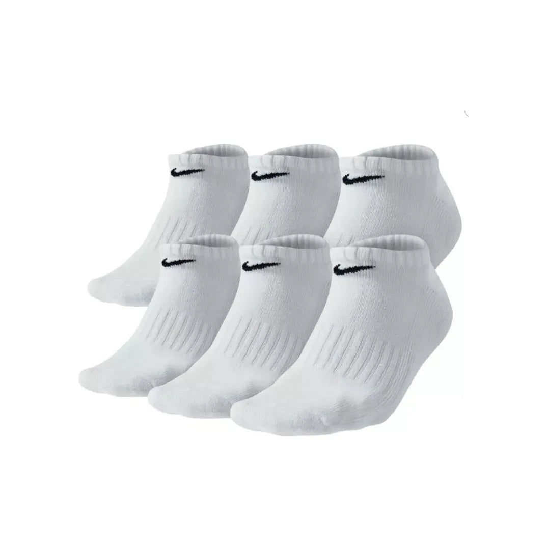 Nike Unisex Everyday Cushioned No-Show Socks 3pk, White