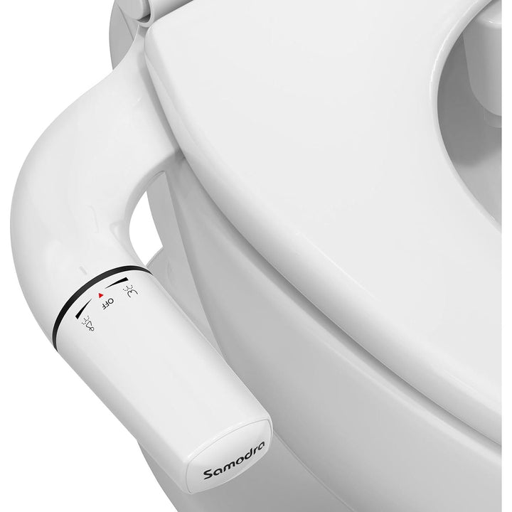 SAMODRA Ultra - Slim Bidet, Fresh Water Bidet Toilet Seat Attachment, Easy to Install - Just Closeouts Canada Inc.