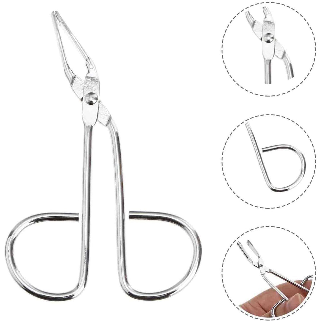 Scissor-Handle Stainless Steel Eyebrow Tweezers - Just Closeouts Canada Inc.X004RNAODZ