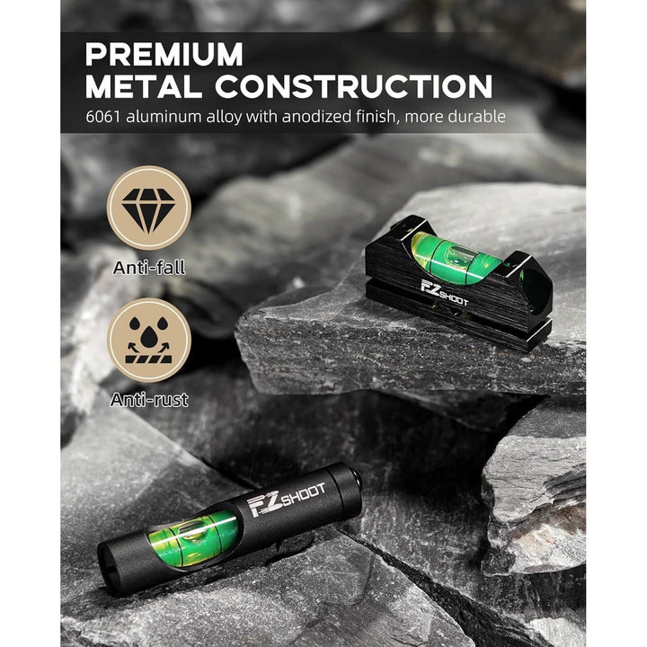 Scope Leveling Kit High Precision Scope Bubble Level and Universal Magnetic Scope Mounting Kit Reduce Long Distance Errors - Just Closeouts Canada Inc.