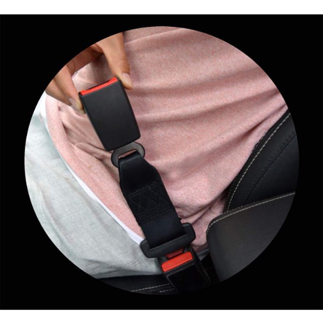 Seat Belt Extender, Car Seat Belt Buckle Extension, Width 7/8''Metal Tongue, Safety Belt Clip Extender, Automotive Socket Connector Lengthening for Men and Women, Universal Seatbelt Buckle - Just Closeouts Canada Inc.