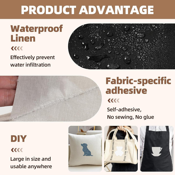 Self-Adhesive Fabric Repair Patch, Grey, 17 x 79 in - Just Closeouts Canada Inc.