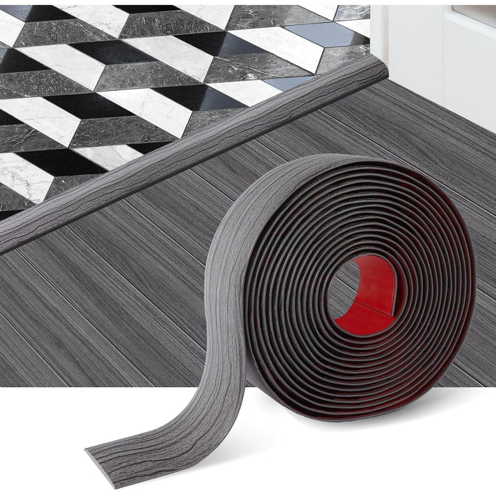 Self-Adhesive Floor Transition Strip – Dark Grey, 2 in × 10 ft - Just Closeouts Canada Inc.