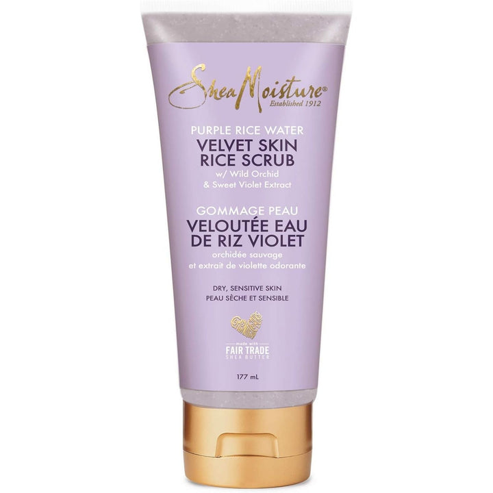 Shea Moisture Purple Rice Water Rice Scrub, Enriched With Wild Orchid & Sweet Violet Extract, 177 ml - Just Closeouts Canada Inc.764302015253