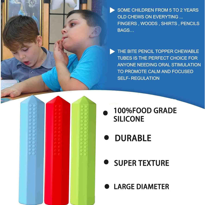 Silicone Pen Case Pencil Charms Set of 8 Assorted Colours - Just Closeouts Canada Inc.