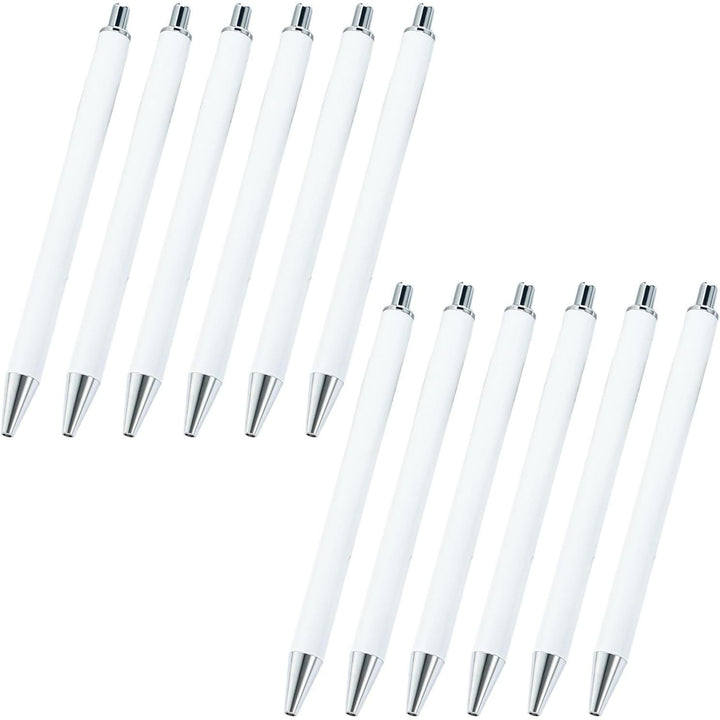 Silver-Trim Sublimation Ballpoint Pen Blanks, 10 Pieces - Just Closeouts Canada Inc.X004CZQYT1
