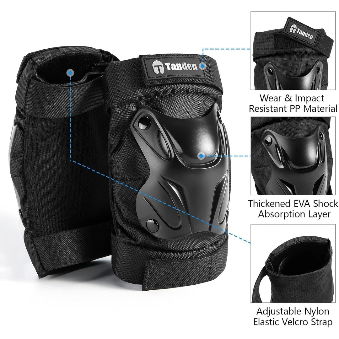 Skating Protective Gear Elbow and Knee Pads Adult, Knee Pads for Men Women Elbow Pads Wrist Guards for Roller Skating Skateboarding Cycling - Just Closeouts Canada Inc.