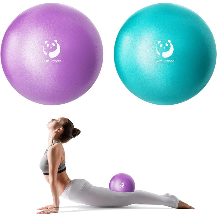 Slim Panda Pilates Ball,9 Inch Small Exercise Ball, Therapy Ball, Core Ball, Mini Yoga Ball for Pilates, Balance, Stability, Workout, Core Training and Physical Therapy - Just Closeouts Canada Inc.