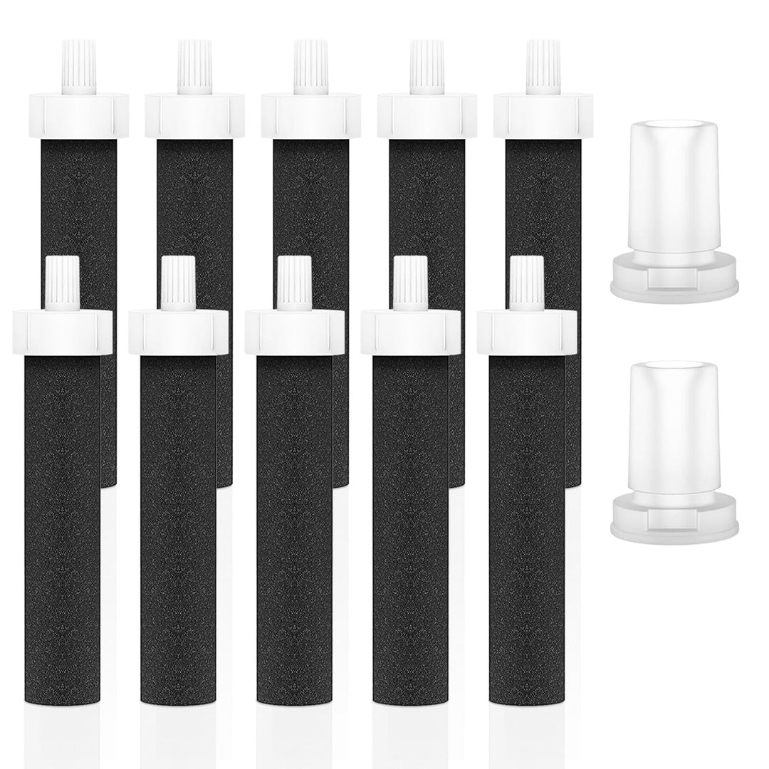 Slirceods Water Bottle Filter, BPA Free for Brita Water Bottle Filter & Mouthpiece Replacement (10pack Filter+2pack Mouthpiece) (2+10) - Just Closeouts Canada Inc.