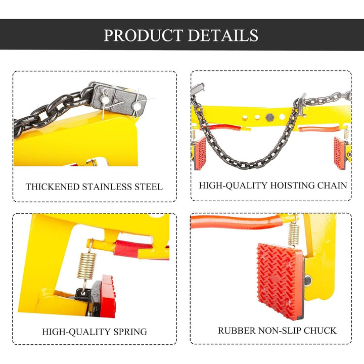Sliyxtwio Granite Slab Lifting Clamp 716lbs, Stone Lifting Clamps, Heavy Duty Lifting Clamps, Lifting Clamps for Granite Stone Marble Slate Rock Brick, Marble Lifting Clamps. - Just Closeouts Canada Inc.