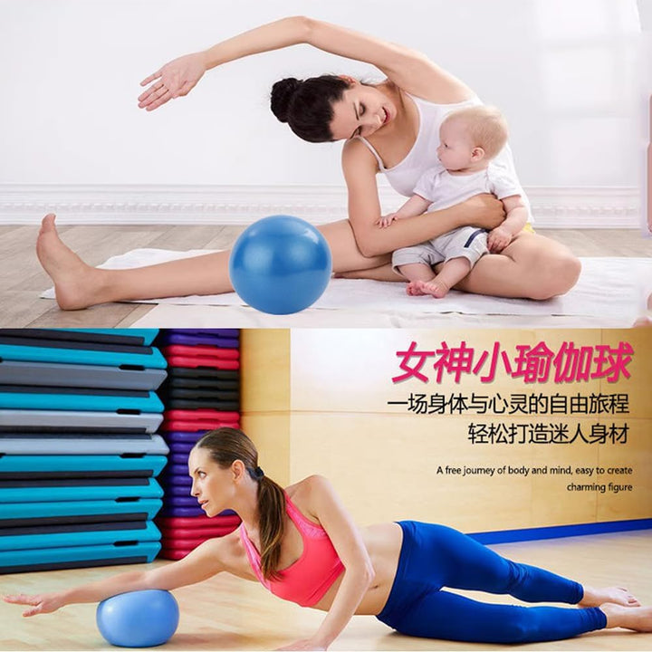 Small Pilates Ball Core Ball Therapy Ball Small Exercise Ball for Pilates Yoga Workout Bender Core Training and Physical Therapy Mini Bender Ball Mini Workout Ball - Just Closeouts Canada Inc.