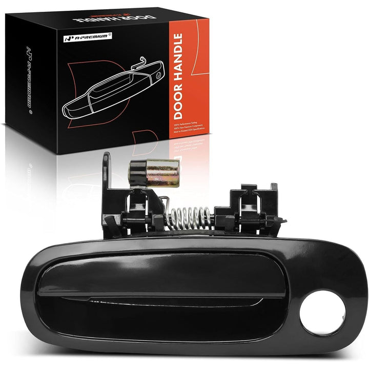 Smooth Black Front Driver Exterior Door Handle with Keyhole for Corolla and Prizm 1998–2002 - Just Closeouts Canada Inc.