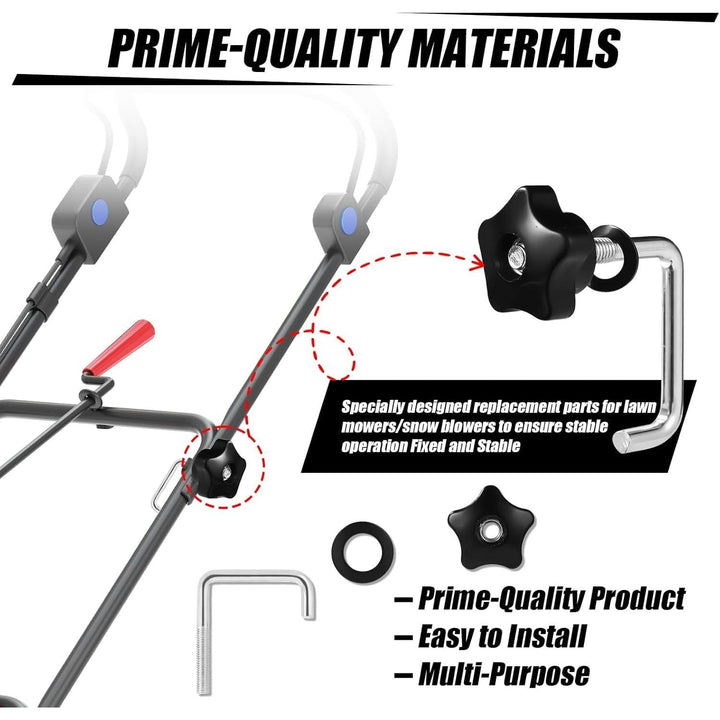 Snow Blower Handle Knob, Bolt & Washer Replacement Kit - Just Closeouts Canada Inc.X004HKJ5IX