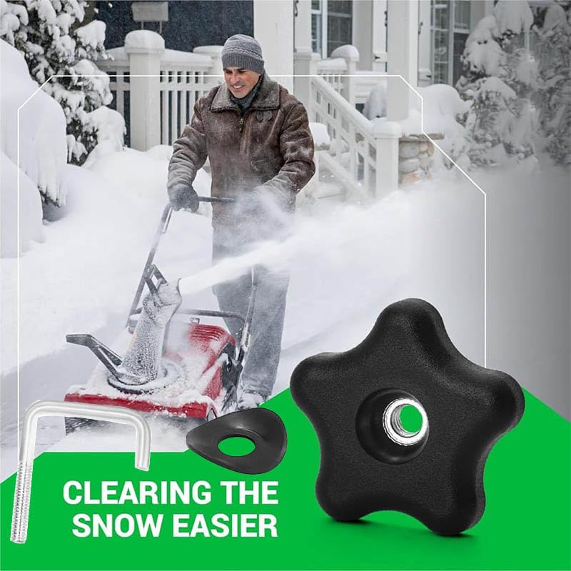 Snow Blower Handle Knob, Bolt & Washer Replacement Kit - Just Closeouts Canada Inc.X004HKJ5IX