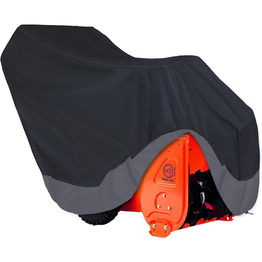 Snow Blower Storage Cover – Grey and Black, 420D Oxford - Just Closeouts Canada Inc.