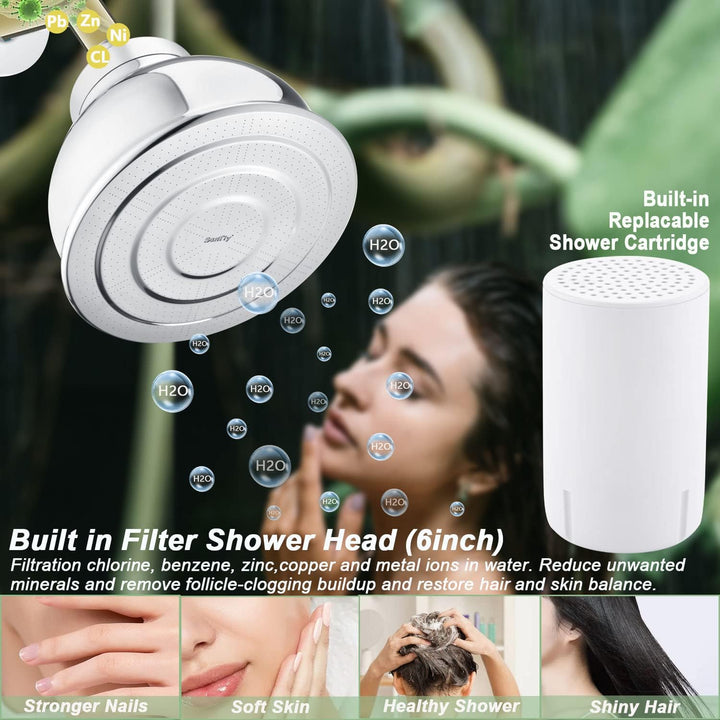 SonTiy Shower Head with Filters, Shower Filter Head - Just Closeouts Canada Inc.